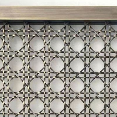 Vierkant gat vorm decoratief draadnet roosters Eco-vriendelijk 30m