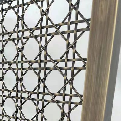 Vierkant gat vorm decoratief draadnet roosters Eco-vriendelijk 30m