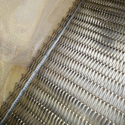 5 mm Draaddiameter Spiraal Mesh Gordel ISO9001 Certificaat Lengte 1m-36m Breedte 6m