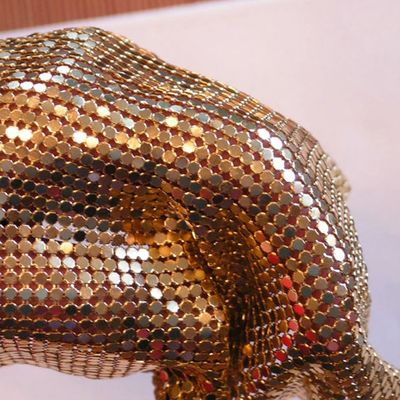 Decoratieve bekleding van metaal van aluminium Sequins oliebestendige metaal mesh kledingstuk