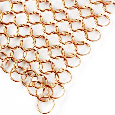 Scherm / gordijn lichtfilter Ring Link Mesh Gordijn Met 1mm Draad Guague