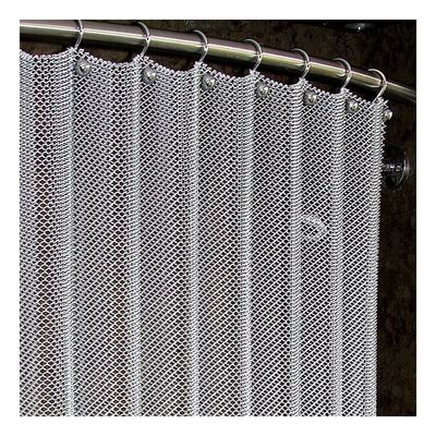 Persoonlijke metalen spoel draperies met 5 mm diafragma 1,1 kg Gewicht 70 mm Mesh Verf Afwerking