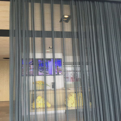 Persoonlijke metalen spoel draperies met 5 mm diafragma 1,1 kg Gewicht 70 mm Mesh Verf Afwerking