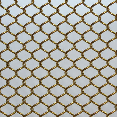 OEM roestvrij staal metalen spoel draperies Woven Wire Mesh Douchegordijn