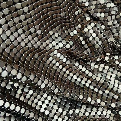 Vlamvertragend ODM Flexible Metal Mesh Indoor en Outdoor Metal Sequin Fabric