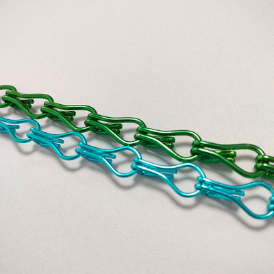 Aluminium Hook Chain Home Decoration Pest Control Custom Hotel Partition Aluminium Hook Bead Curtain Producenten Groothandel