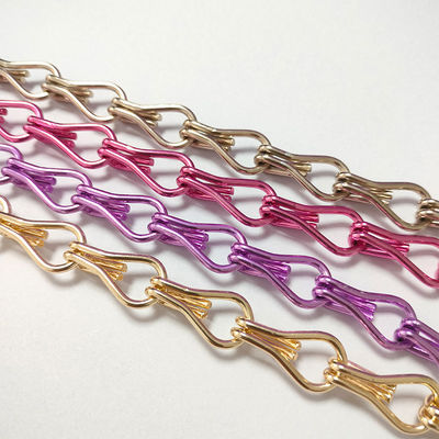 Aluminium Hook Chain Home Decoration Pest Control Custom Hotel Partition Aluminium Hook Bead Curtain Producenten Groothandel