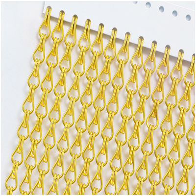 Muur Achtergrond Meerdere Kleuren Metalen Mesh Gordijn Decoratief Scherm Aluminium Keten Mesh