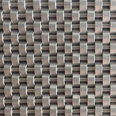 Breedte 0,5 m 2,0 m Architektonisch gaas van roestvrij staal Lengte 30 m Voor decoratieve binnenmuurbekleding