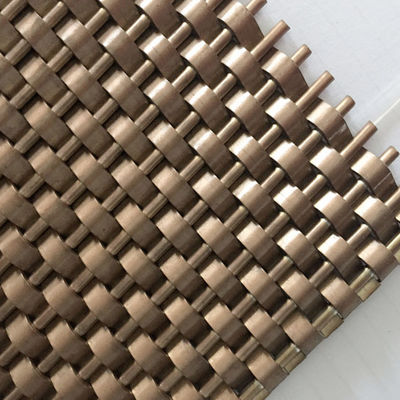 Breedte 0,5 m 2,0 m Architektonisch gaas van roestvrij staal Lengte 30 m Voor decoratieve binnenmuurbekleding