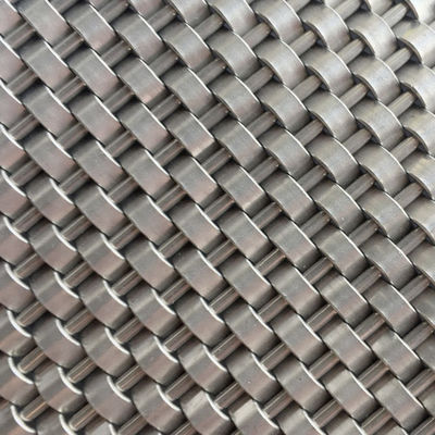 Breedte 0,5 m 2,0 m Architektonisch gaas van roestvrij staal Lengte 30 m Voor decoratieve binnenmuurbekleding