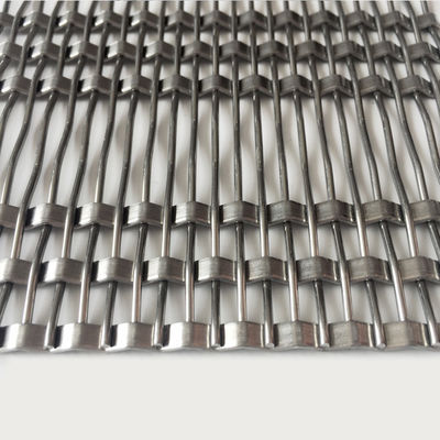 0.8mm 2.0mm Draaddiameter Roestvrij staal Architectonisch gaas Gemakkelijk te installeren