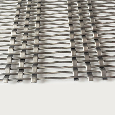 0.8mm 2.0mm Draaddiameter Roestvrij staal Architectonisch gaas Gemakkelijk te installeren