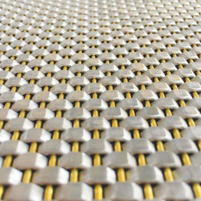 Draaddiameter 0,8 mm 2,0 mm roestvrij staal mesh paneel Plain weefsel voor de muur