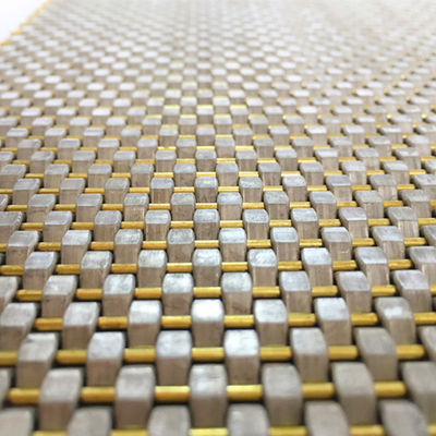 Draaddiameter 0,8 mm 2,0 mm roestvrij staal mesh paneel Plain weefsel voor de muur