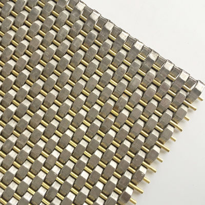 Draaddiameter 0,8 mm 2,0 mm roestvrij staal mesh paneel Plain weefsel voor de muur