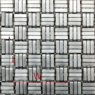 Plain Weave Architectural Mesh Panel Draaddiameter 0,8 mm 2,0 mm