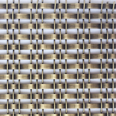 Architektonisch gaas van roestvrij staal Openingsgrootte 1,2 mm 5,0 mm Draaddiameter 0,8 mm 2,0 mm Lengte 30 m