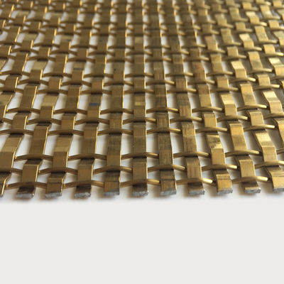 Architektonisch gaas van roestvrij staal Openingsgrootte 1,2 mm 5,0 mm Draaddiameter 0,8 mm 2,0 mm Lengte 30 m