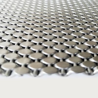 Plain Weave roestvrij staal architectonisch gaas voor gouden decoratie 0,5m 2,0m Breedte