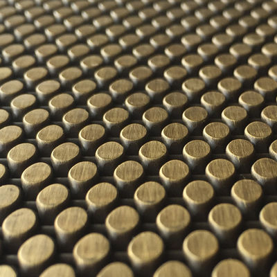 Plain Weave roestvrij staal architectonisch gaas voor gouden decoratie 0,5m 2,0m Breedte