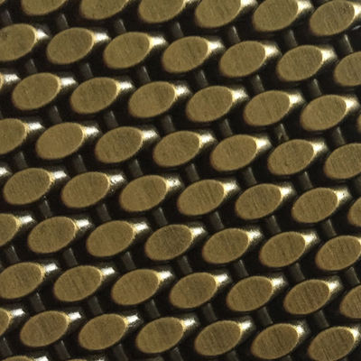 Plain Weave roestvrij staal architectonisch gaas voor gouden decoratie 0,5m 2,0m Breedte