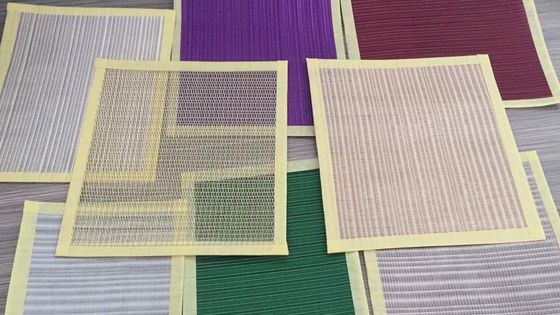 Poetsglas gelamineerd draadnet 1-2 m breed Cooper stof voor gegraveerde graphics