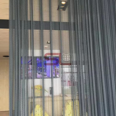 METAL COIL MESH DESIGN voor interieurdecoratie en ruimteontwerp