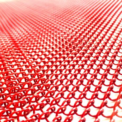 Persoonlijke draperies met metalen spoelen 1,1 kg/m2 Gewicht en maat van het gat voor prestaties