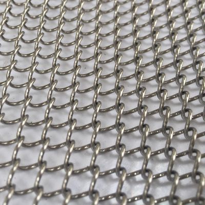0.5-2 mm Dikte Bronzen metalen spoel draperies voor rond raam behandeling gordijn