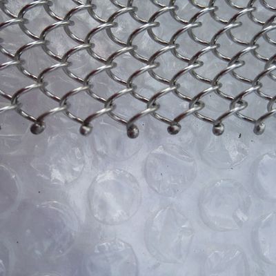 0.5-2 mm Dikte Bronzen metalen spoel draperies voor rond raam behandeling gordijn