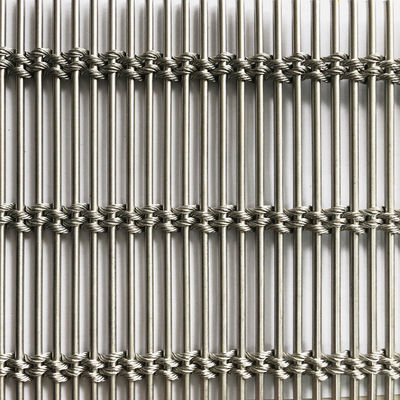 Heavy Duty Draad Anti Corrosive 1,2 Kgs Plain Weave Architectural Mesh ISO9001 gecertificeerd