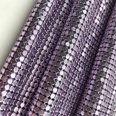 Flexibel Aluminium Sequin Mesh Stof Keten Post Stof Voor tafeldoek Keten Post Gordijnen