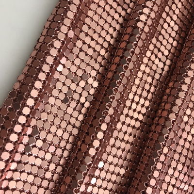 Flexibel Aluminium Sequin Mesh Stof Keten Post Stof Voor tafeldoek Keten Post Gordijnen
