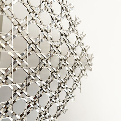 Elegant architectonisch metalen gaas Geweven gaas voor decoratieve schermen Voor meubels