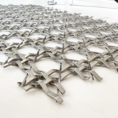 Elegant architectonisch metalen gaas Geweven gaas voor decoratieve schermen Voor meubels
