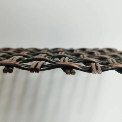 Architectonisch Antiek Messing Woven Wire Mesh In Reverse Dutch Weave 52% Open Area Voor plafond