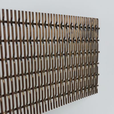 Geanodiseerd Aluminium Woven Wire Fabric Mesh Crimped Woven Wire Mesh For Fence