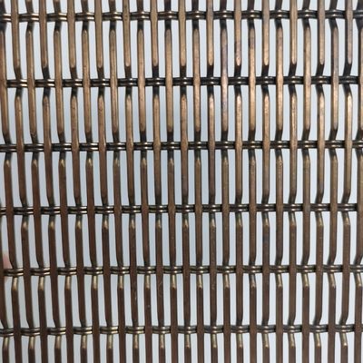 Geanodiseerd Aluminium Woven Wire Fabric Mesh Crimped Woven Wire Mesh For Fence