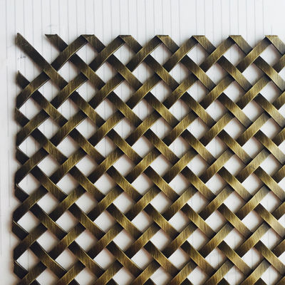 Premium kwaliteit decoratief metalen gaas voor kast deuren Design Biedt superieure luchtcirculatie Slank moderne look