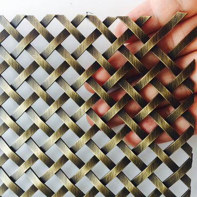 Premium kwaliteit decoratief metalen gaas voor kast deuren Design Biedt superieure luchtcirculatie Slank moderne look