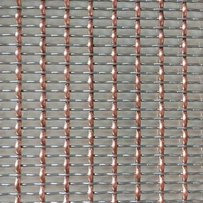 Gepolijste zilveren decoratieve vierkant gat roosterpanelen voor milieuvriendelijke woonprojecten