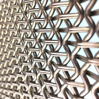 Architektonische roestvrijstalen mesh panelen voor het verbeteren van kasten deuren in hedendaagse keukens en opslagruimten