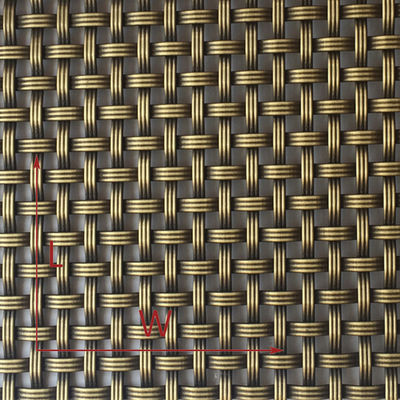 Op maat gemaakte roestvrijstalen metalen mesh panelen voor unieke harde oppervlakte decoratie in residentiële commerciële interieurs