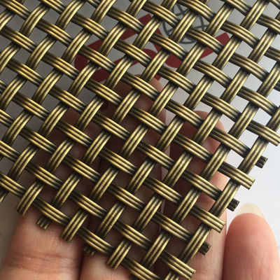 Op maat gemaakte roestvrijstalen metalen mesh panelen voor unieke harde oppervlakte decoratie in residentiële commerciële interieurs