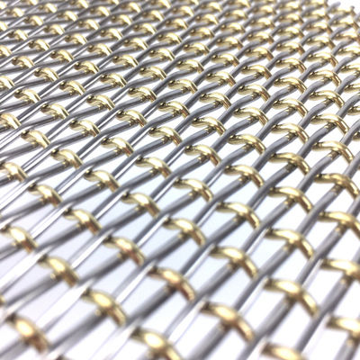 Aanpasbaar roestvrijstalen metalen gaas voor hard decoratief in interieur en exterieur ontwerp