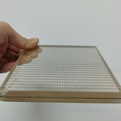304 316L roestvrijstalen draadgasharing gelaagd glas met 21 gaas
