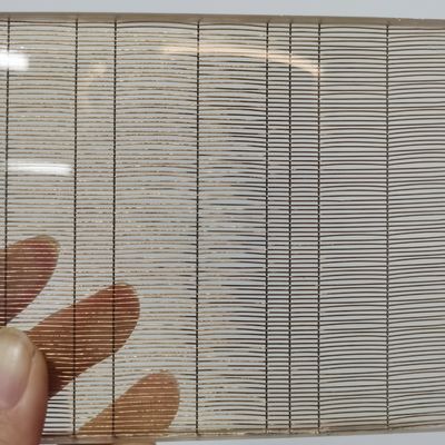 Hoge treksterkte Sterkte decoratief draadnet Gelamineerd glas Brandweerstand A1