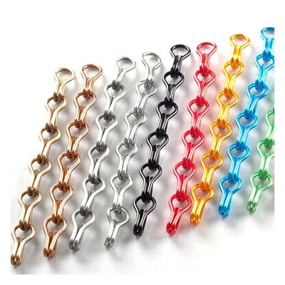 Aanpasbare aluminium keten vliegscherm Draaddiameter 2 mm Standaard Grootte 12 mm * 24 mm