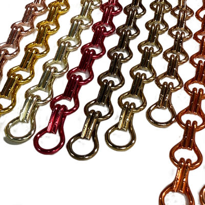 24 mm ketenafstand Aluminium keten vliegscherm Gemakkelijk te installeren Rails Inbegrepen